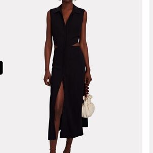 Intermix Hazel cut-out midi shirt dress